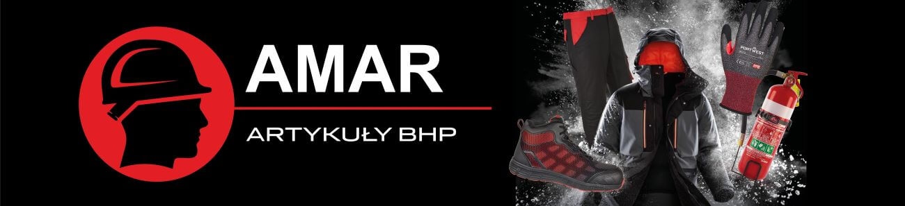 Baner reklamowy AMAR BHP witaj