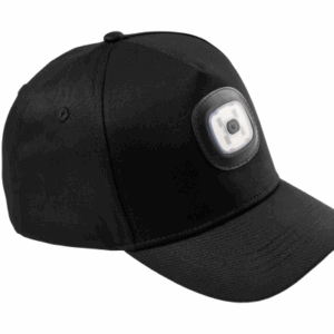 DAHN czapka z daszkiem z lampką LED czarna