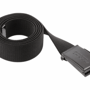 WESEL pasek elastyczny z klamrą metalową czarny uni 130cm