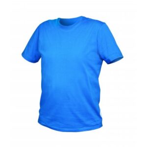 T-shirt bawełniany niebieski