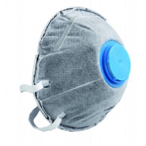 DINKEL półmaska z zaworem FFP1 jasna szara uni (3 szt/op.)