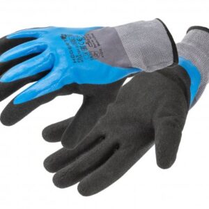 FILS rękawice powlekane 3/4 nitrylem piankowym niebieskie/szare/czarne
