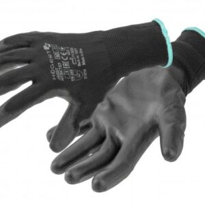 JAGST rękawice powlekane poliuretanem czarne