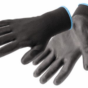 MULDE rękawice ochronne powlekane poliuretanem czarne