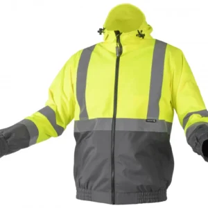 kurtka ostrzegawcza przeciwdeszczowa żółta