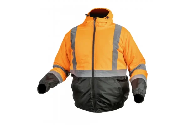 kurtka ostrzegawcza ocieplana pomarańczowa