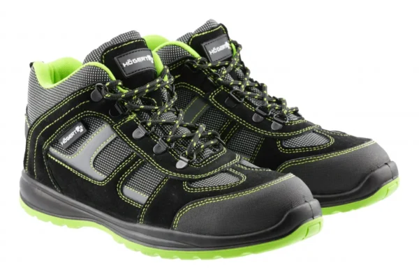 HOSEL trzewiki ochronne SB SRA czarno/zielone