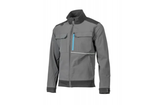 TAUBER bluza 4-way stretch ciemnoszara